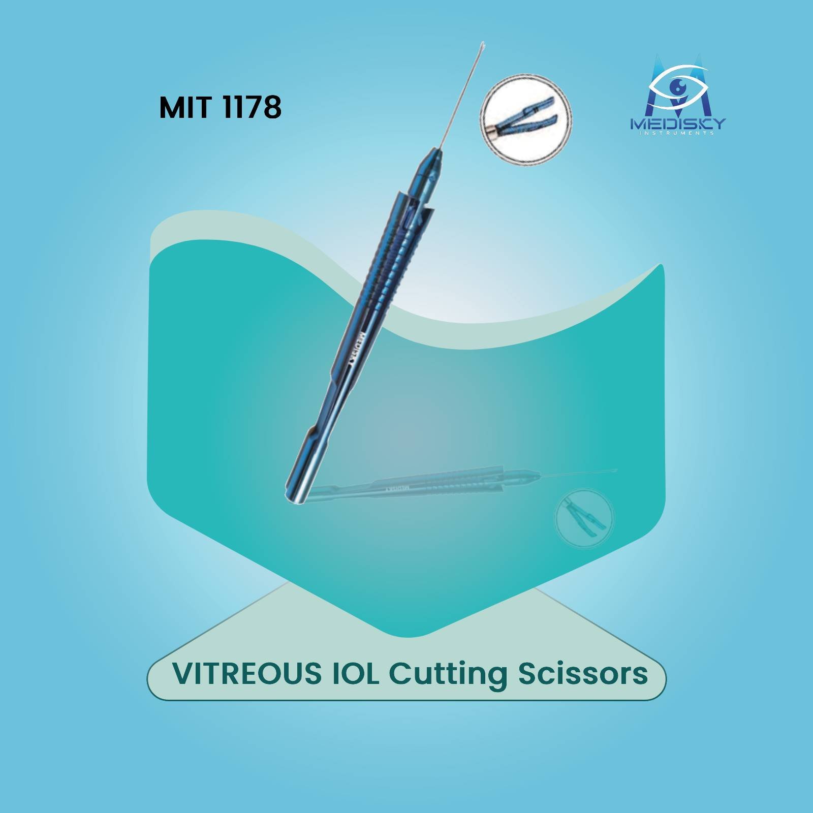 VITREOUS IOL Cutting Scissors