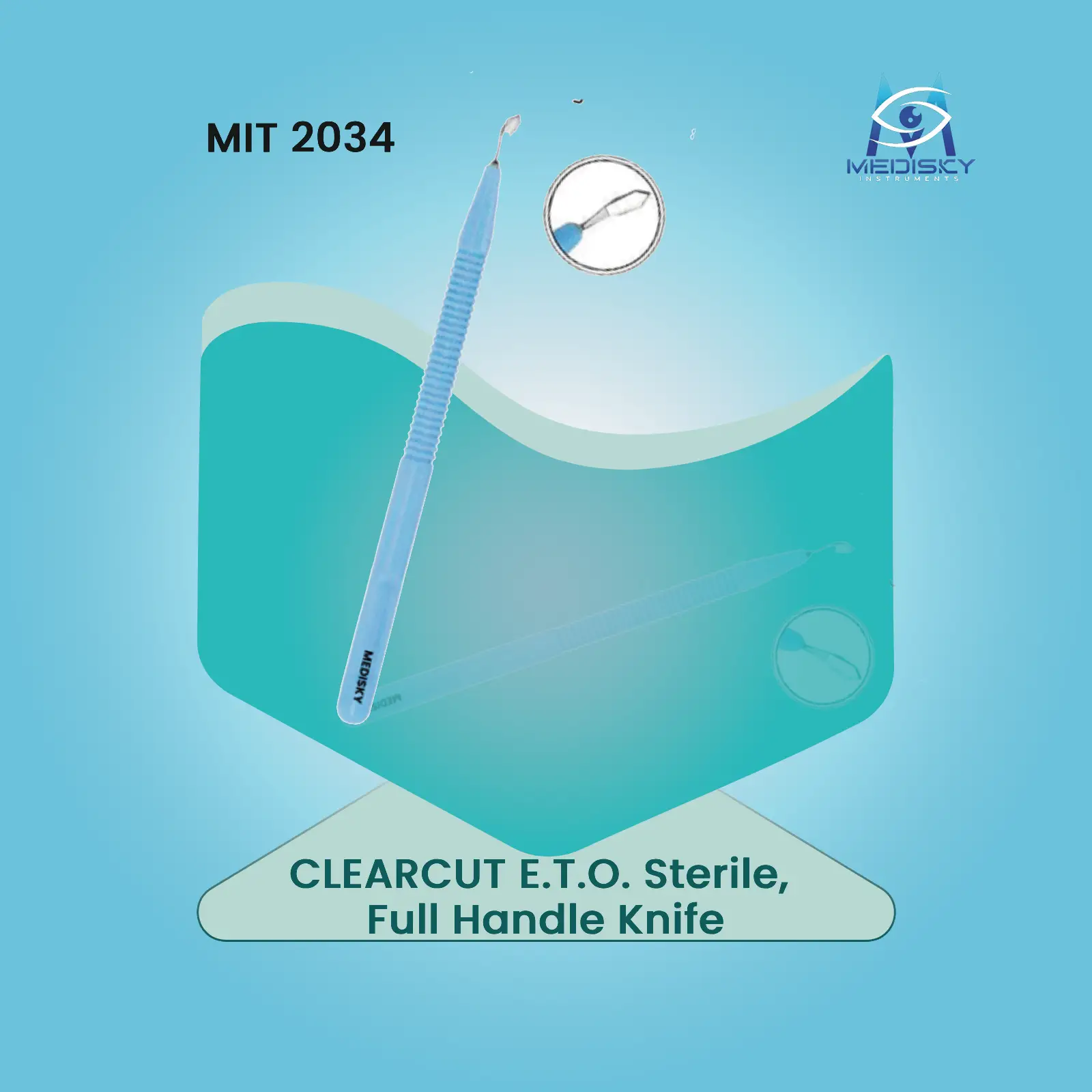 CLEARCUT E.T.O. Sterile, Full Handle Knife