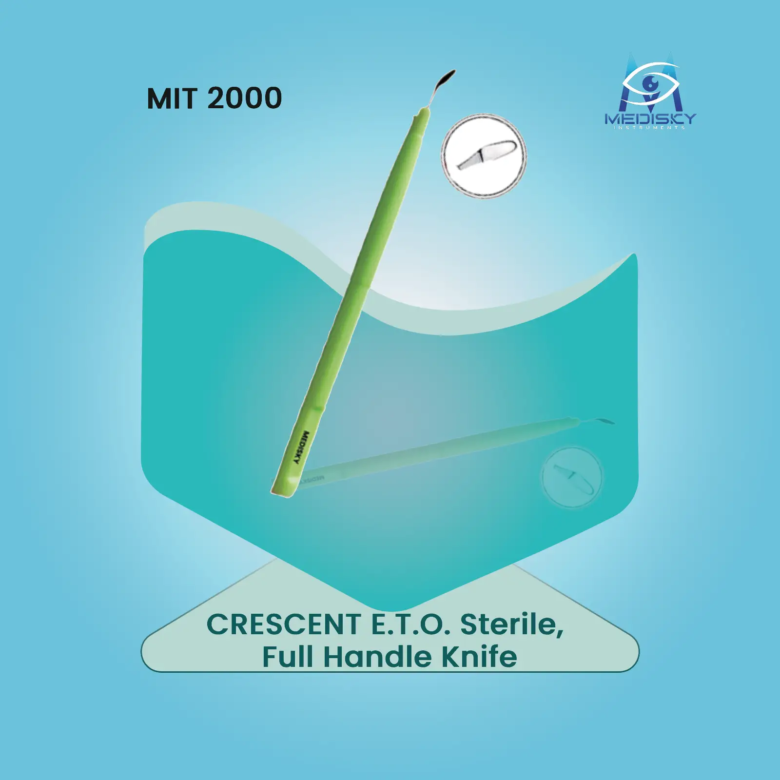 CRESCENT E.T.O. Sterile, Full Handle Knife