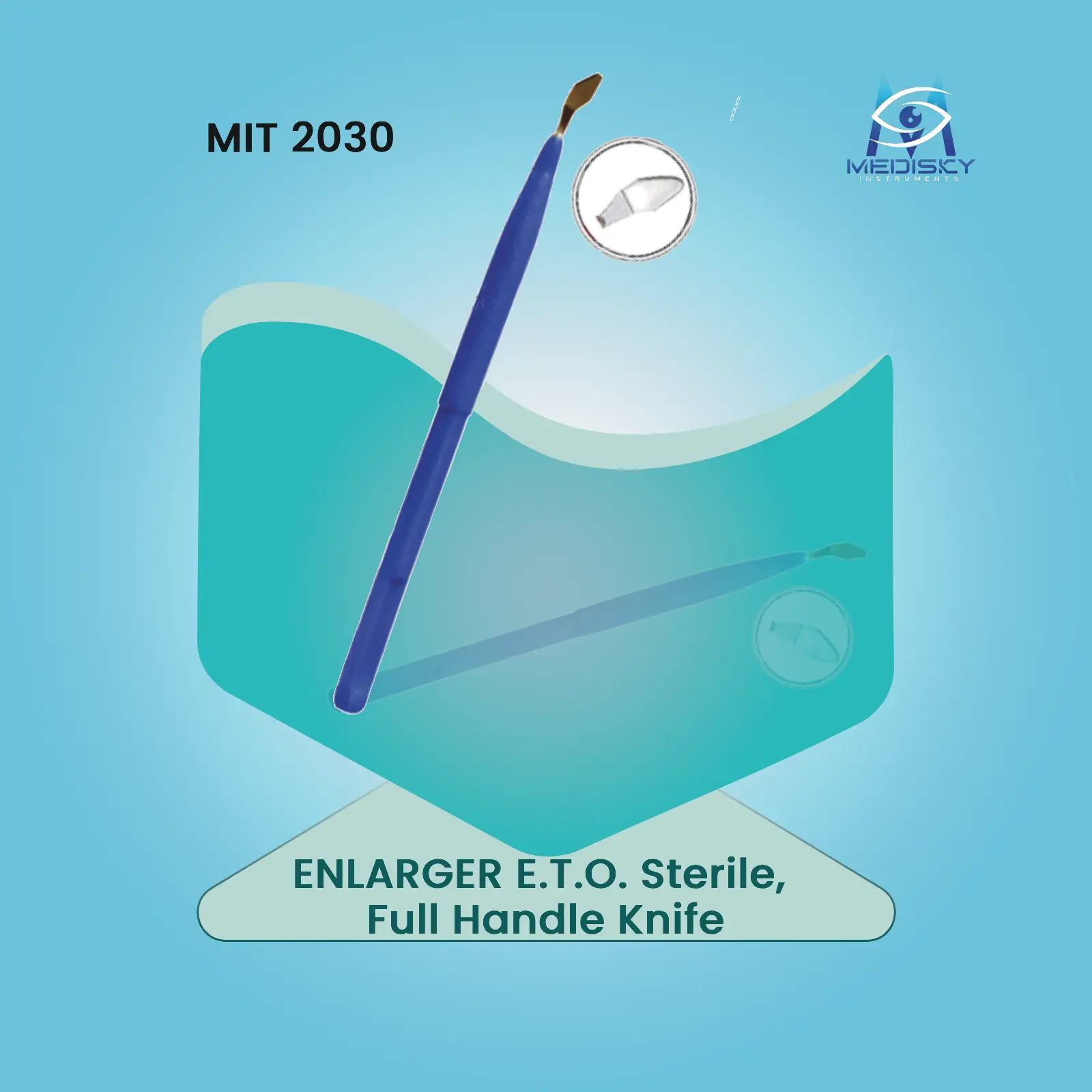 ENLARGER E.T.O. Sterile,  Full Handle Knife